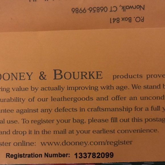 ๐๐Host Picks ๐๐ Dooney & Bourke Jones Small Red Nubuck Leather Satchel - Picture 7 of 7